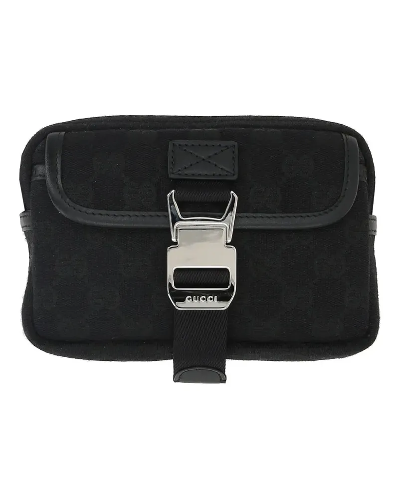 Gucci buckle shoulder bag - Schwarz Schwarz