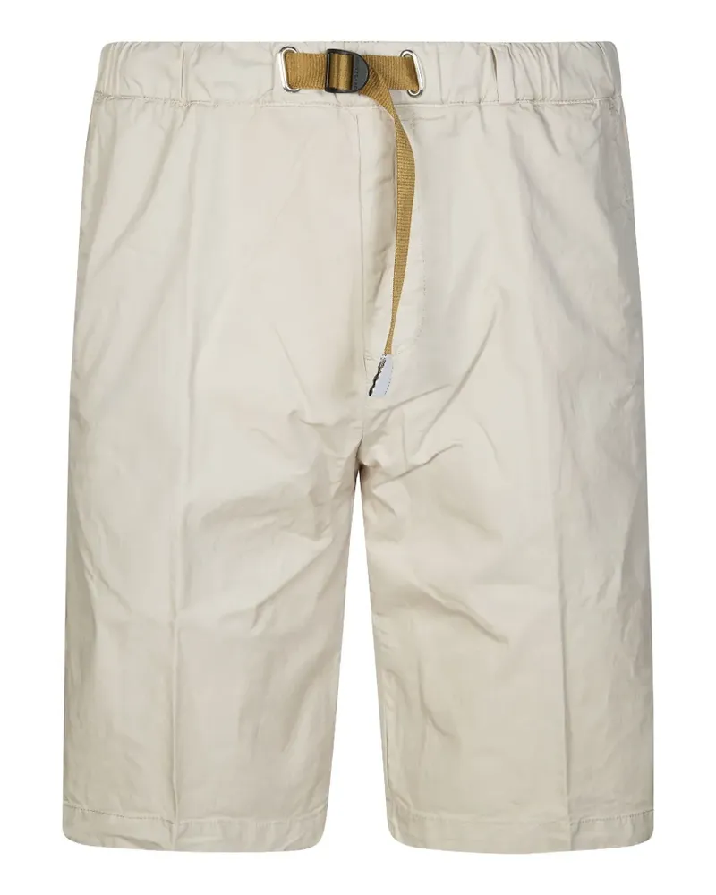 PLAN C belted elasticated-waist shorts - Nude Nude