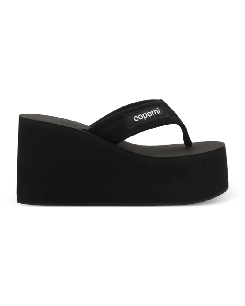 COPERNI platform flip heeled sandals - Schwarz Schwarz