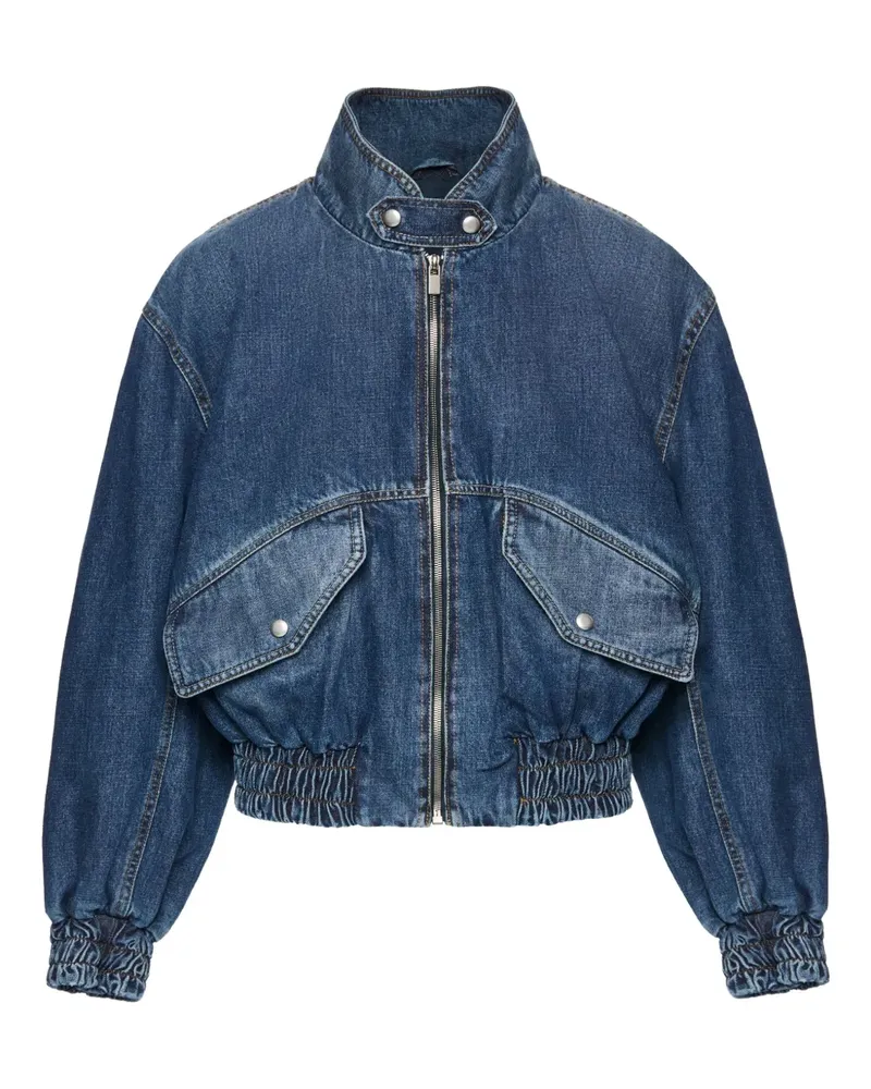 Magda Butrym Jeansjacke mit Reißverschluss - Blau Blau