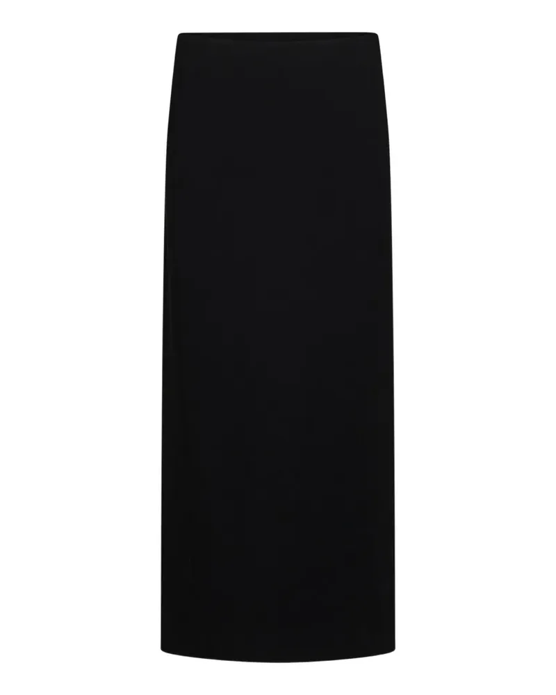 KHAITE slit-detail panelled maxi skirt - Schwarz Schwarz