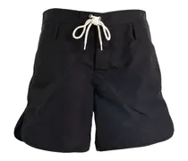 Badeshorts mit Taschendetail - Schwarz