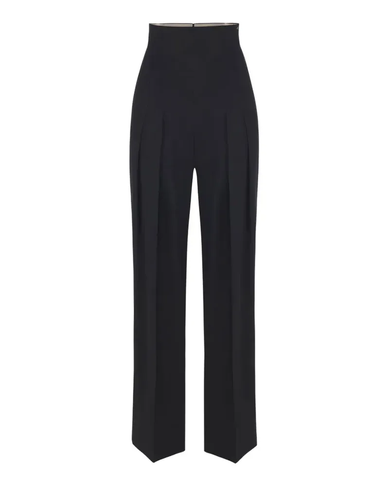 Elisabetta Franchi Hose aus Gabardine - Schwarz Schwarz