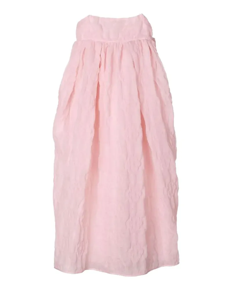 Cecilie Bahnsen Vilma midi dress - Rosa Rosa