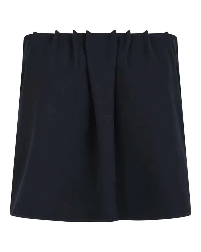 House of Dagmar pleated tube top - Schwarz Schwarz