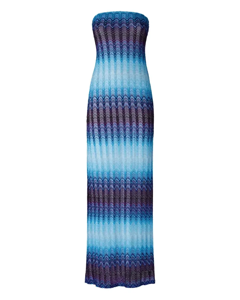 Missoni Ausgeblichenes Kleid - Blau Blau