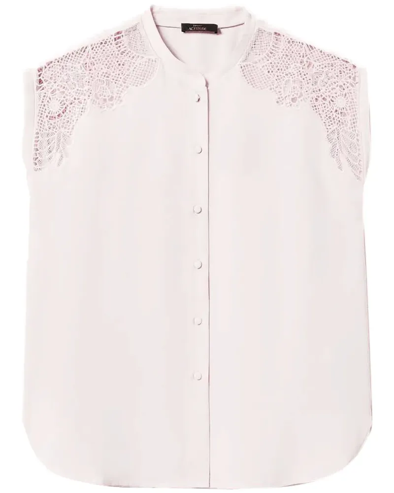 Twin-Set Besticktes Twill-Hemd - Rosa Rosa