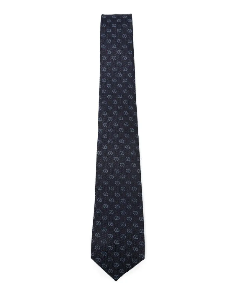 Gucci Krawatte aus GG Supreme-Jacquard - Blau Blau