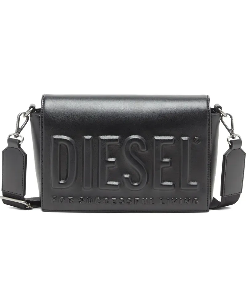 Diesel 3D camera crossbody bag - Schwarz Schwarz