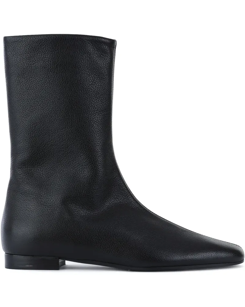 Totême zip leather boots - Schwarz Schwarz