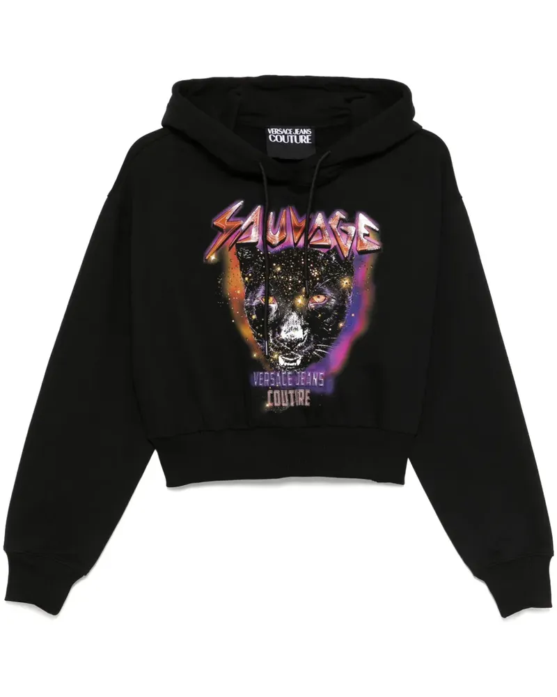Versace Jeans Sauvage Hoodie - Schwarz Schwarz