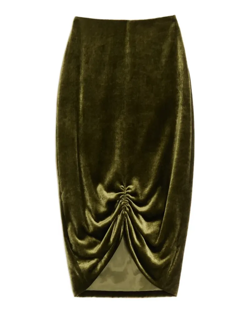Valentino Garavani Velvet Skirt - Grün Grün
