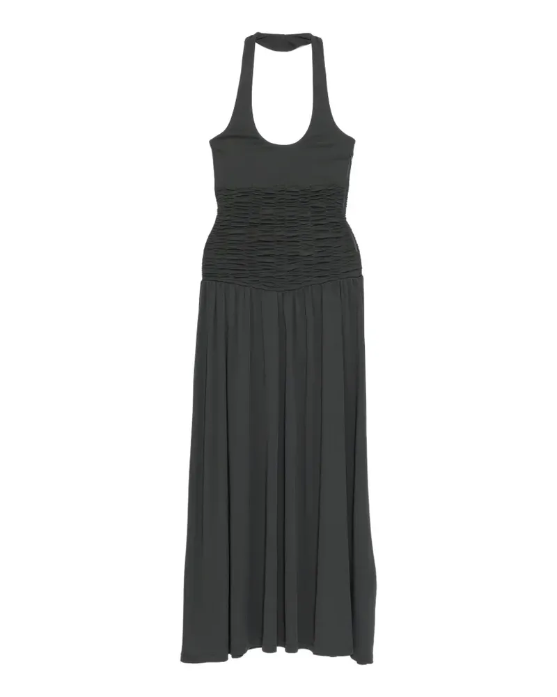 Aya Muse Gerafftes Kleid - Grau Grau