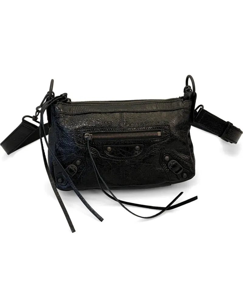 Balenciaga mini Le City Moto zip tote bag - Schwarz Schwarz