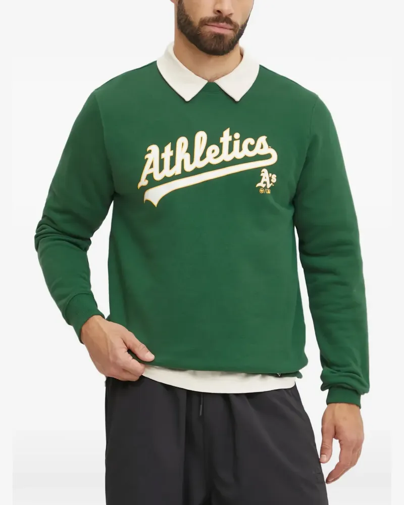 '47 logo-print crew-neck sweatshirt - Grün Grün
