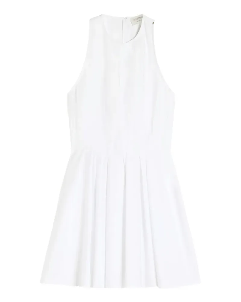 SPORTMAX pleated mini dress - Weiß Weiß