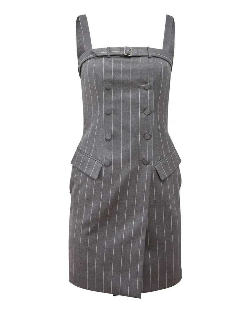 Fleur Du Mal Maxwell mini dress - Grau Grau