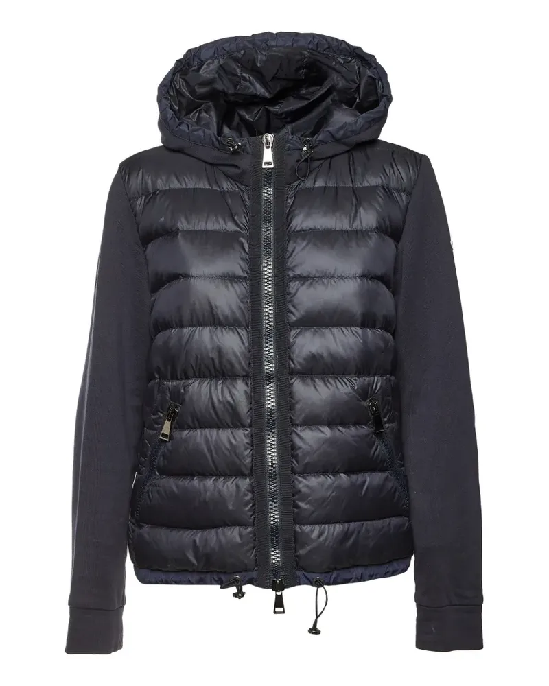 Moncler Gesteppte Kapuzenjacke - Schwarz Schwarz