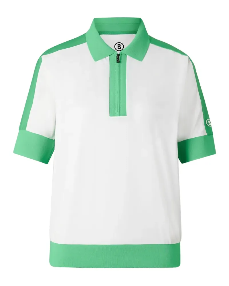 Bogner Arabell panelled polo shirt - Weiß Weiß