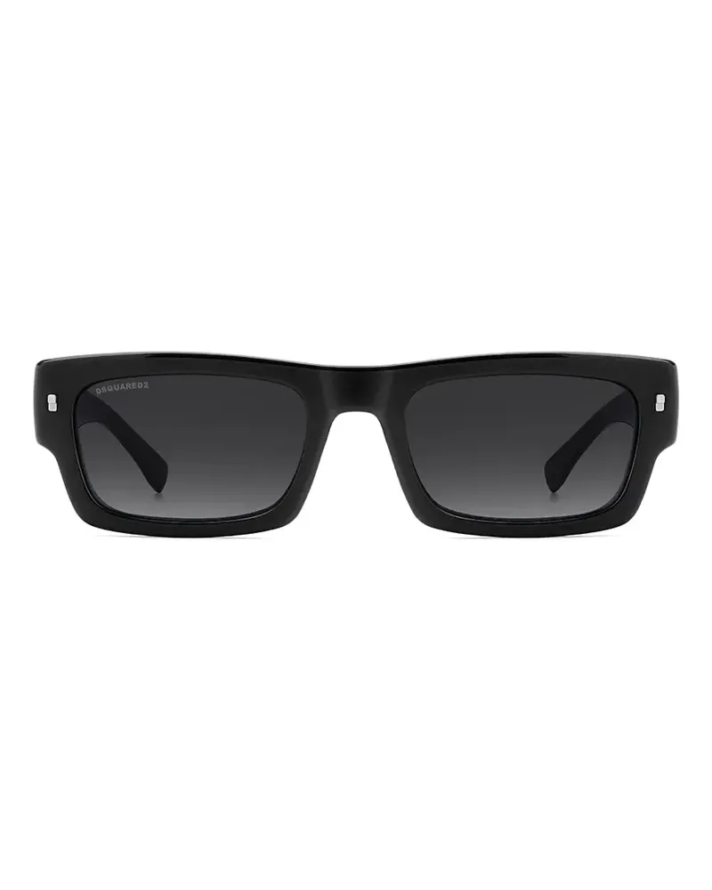 Dsquared2 Sonnenbrille mit Logo - Schwarz Schwarz