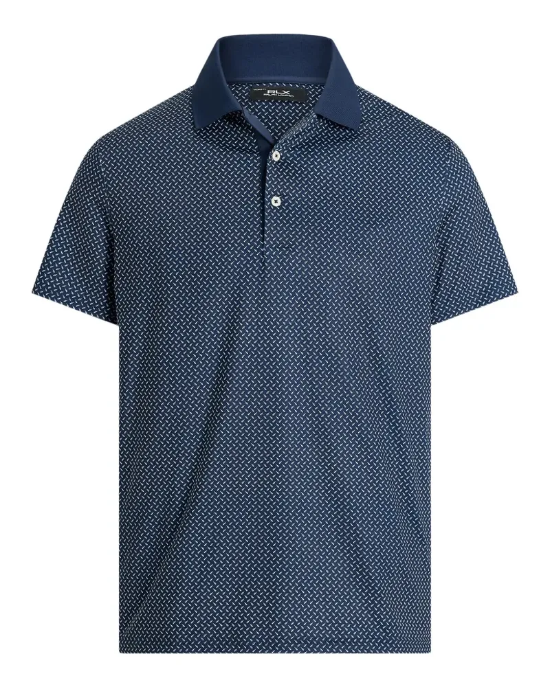 Ralph Lauren Poloshirt mit geometrischem Print - Blau Blau