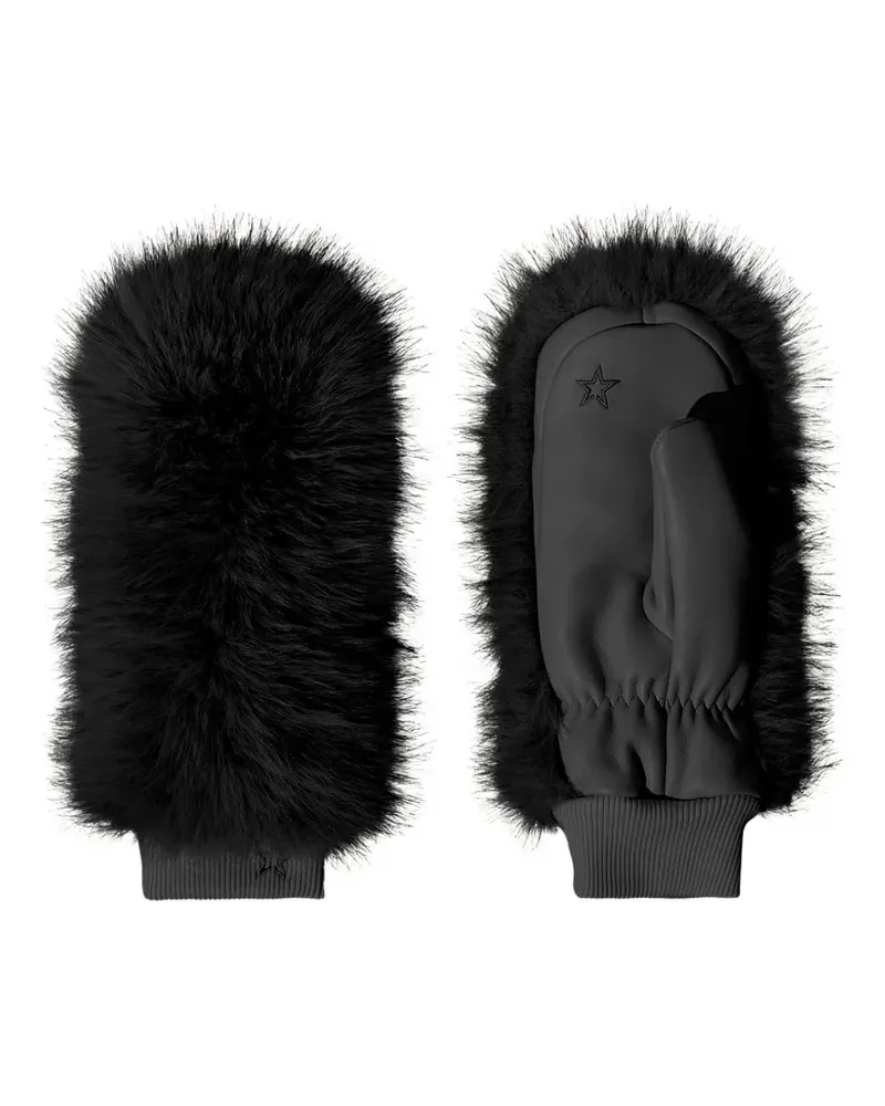 Perfect Moment Handschuhe mit Sternstickerei - Schwarz Schwarz