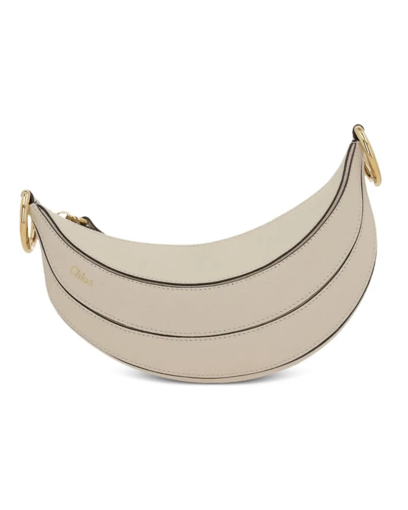 Chloé Schultertasche aus Leder - Nude Nude