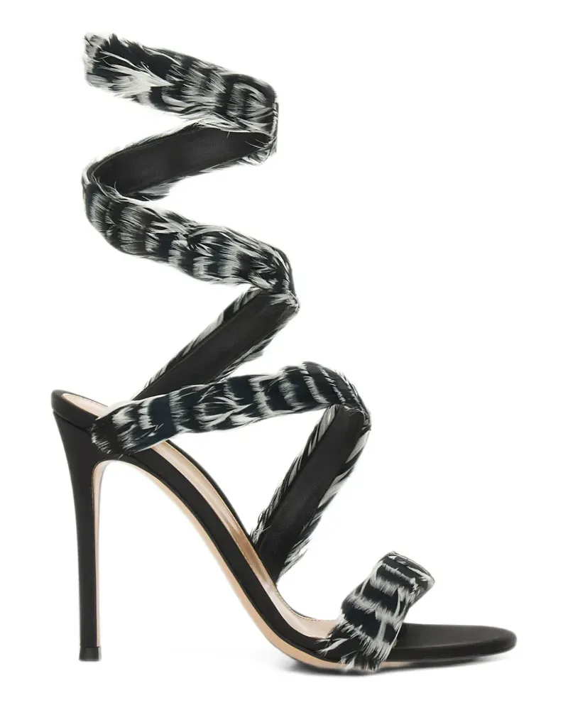 Gianvito Rossi Opera' sandals - Schwarz Schwarz