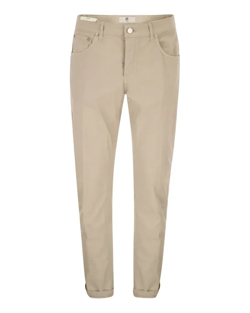 PT TORINO five-pocket tapered jeans - Nude Nude