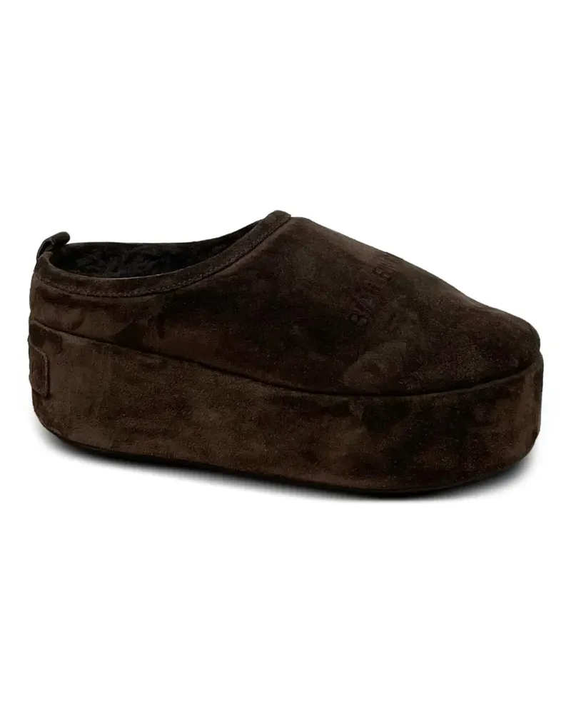 Balenciaga Alaska Plateau-Schuhe - Braun Braun