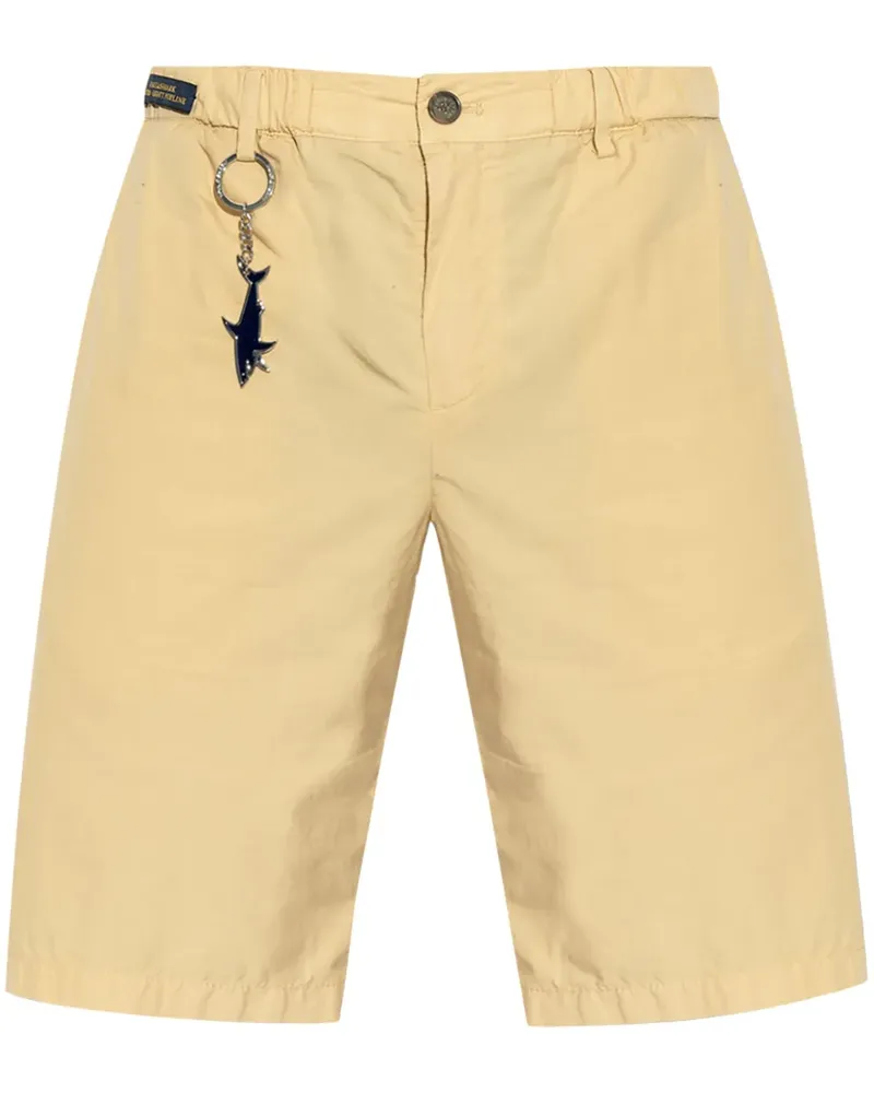 Paul & Shark Chino-Shorts mit Anhängerdetail - Nude Nude