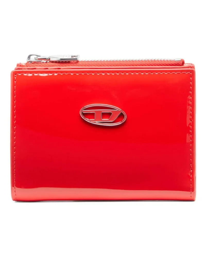 Diesel Play Portemonnaie mit Klappe - Rot Rot