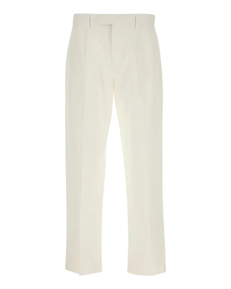 Ermenegildo Zegna belt-loops trousers - Weiß Weiß
