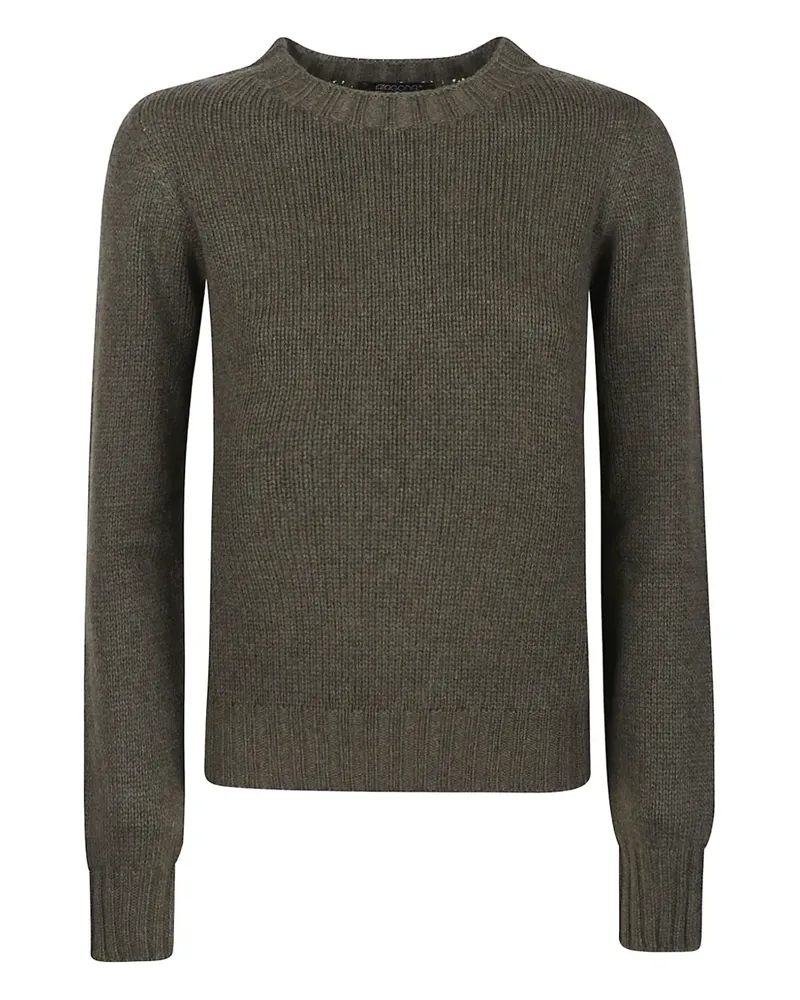 ARAGONA ribbed cashmere sweater - Grün Grün