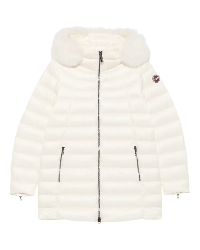 Colmar fur-trim quilted jacket - Nude Nude
