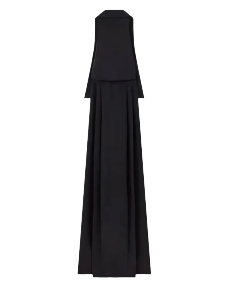 Tom Ford Neckholder-Maxikleid aus Seide - Schwarz Schwarz
