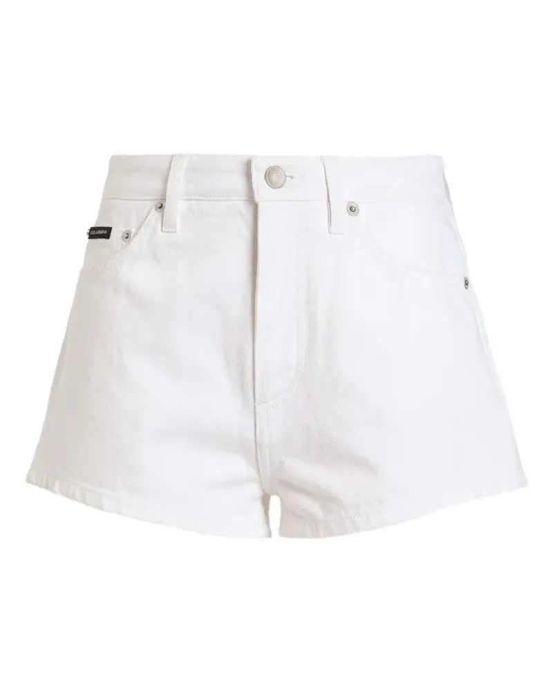 Dolce & Gabbana Klassische Jeans-Shorts - Weiß Weiß