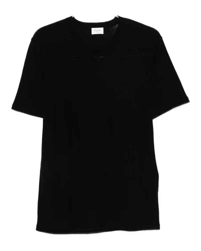 Saint Laurent short-sleeve T-shirt - Schwarz Schwarz