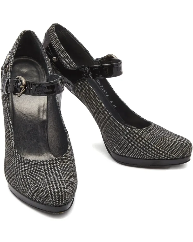 Stuart Weitzman Tweed-Pumps 125mm - Schwarz Schwarz