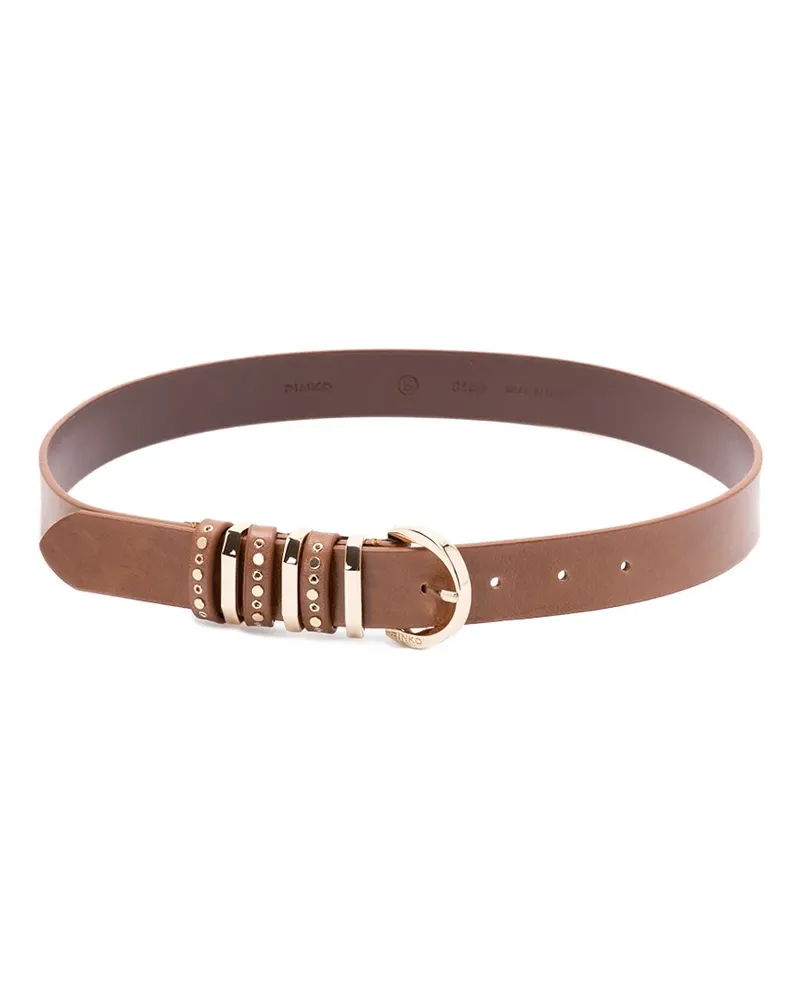 Pinko studded buckle belt - Braun Braun