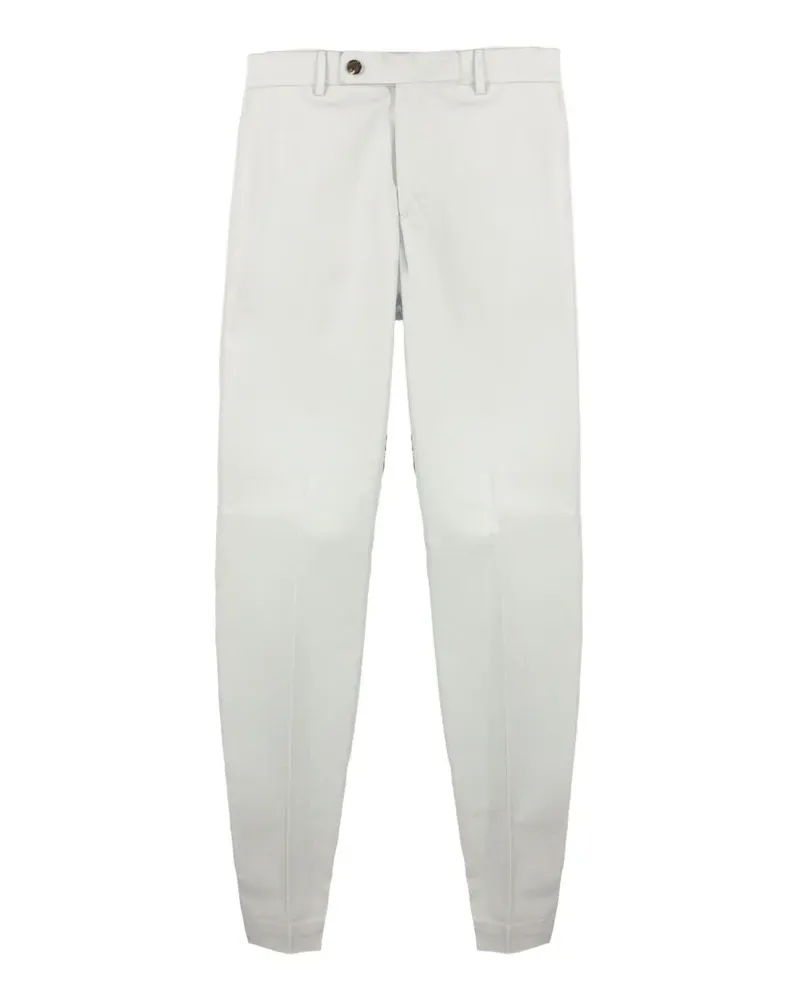 Incotex belt loops cotton trousers - Weiß Weiß