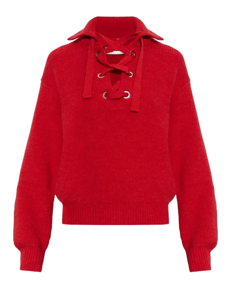 Isabel Marant Ydalia Pullover aus Wolle - Rot Rot