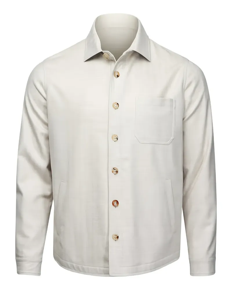 Maurizio Baldassari Hemd mit Brusttaschen - Nude Nude