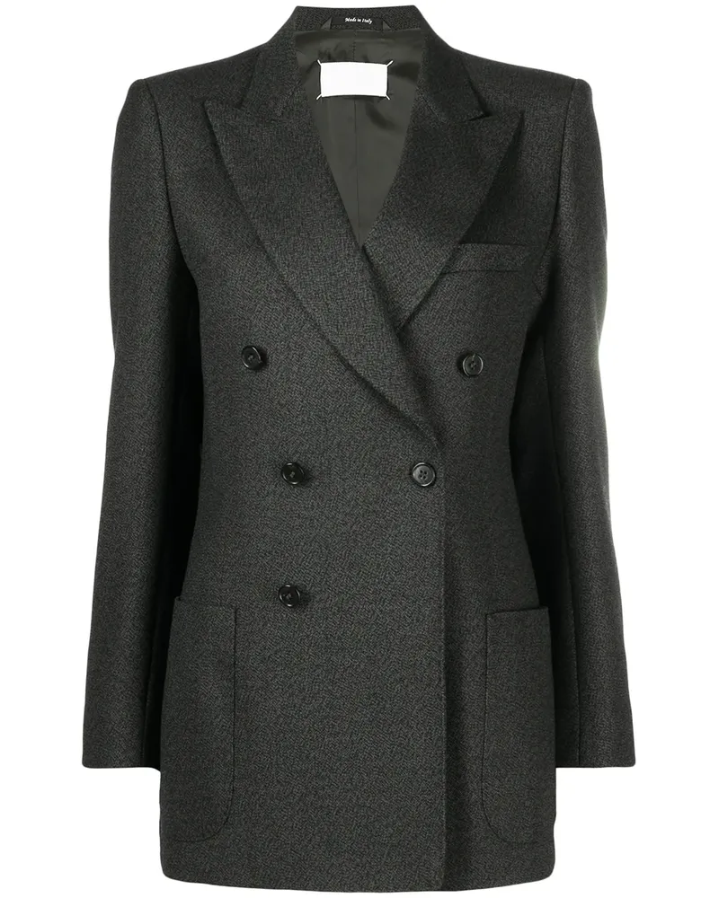 Maison Margiela Blazer mit steigendem Revers - Grün Grün