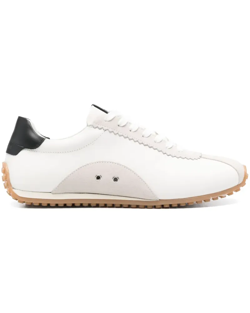 Sandro Sneakers aus Leder - Nude Nude