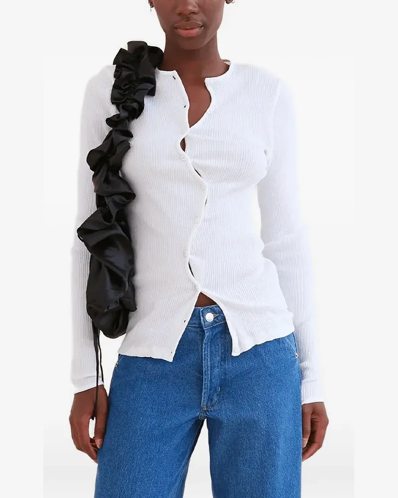 OpéraSPORT seamless cardigan - Schwarz Schwarz