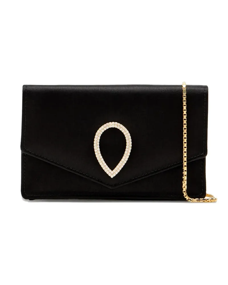Jennifer Chamandi Le 8 Mini-Tasche mit Strass - Schwarz Schwarz