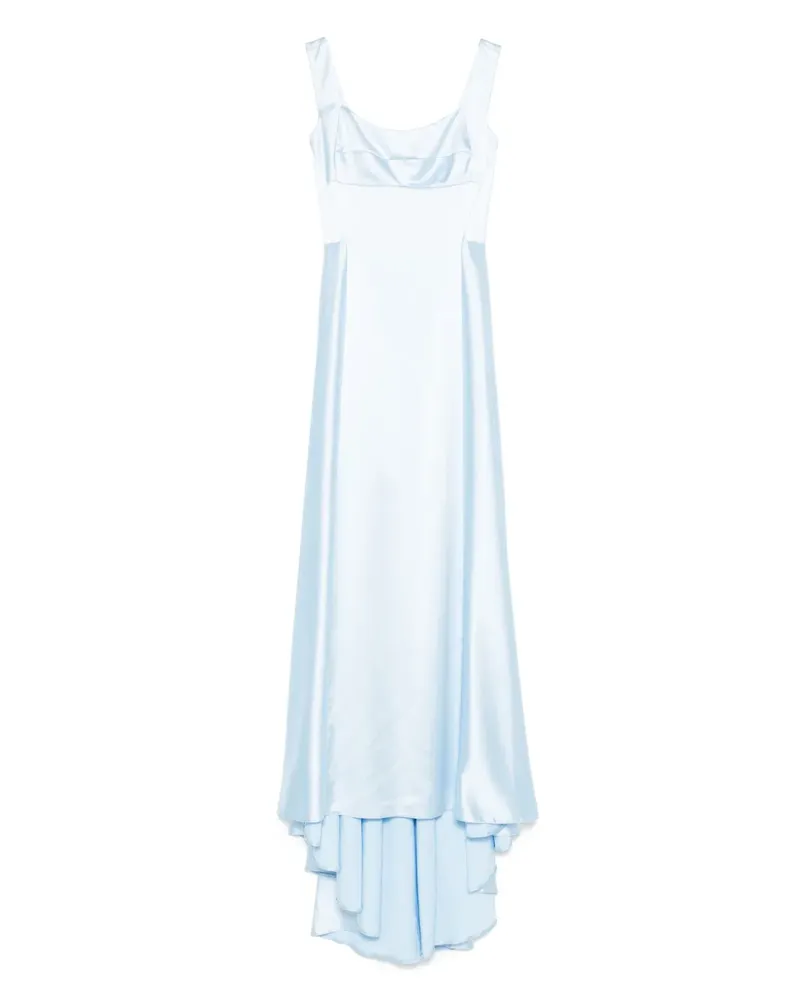 ATU Body Couture Maxikleid aus Satin - Blau Blau