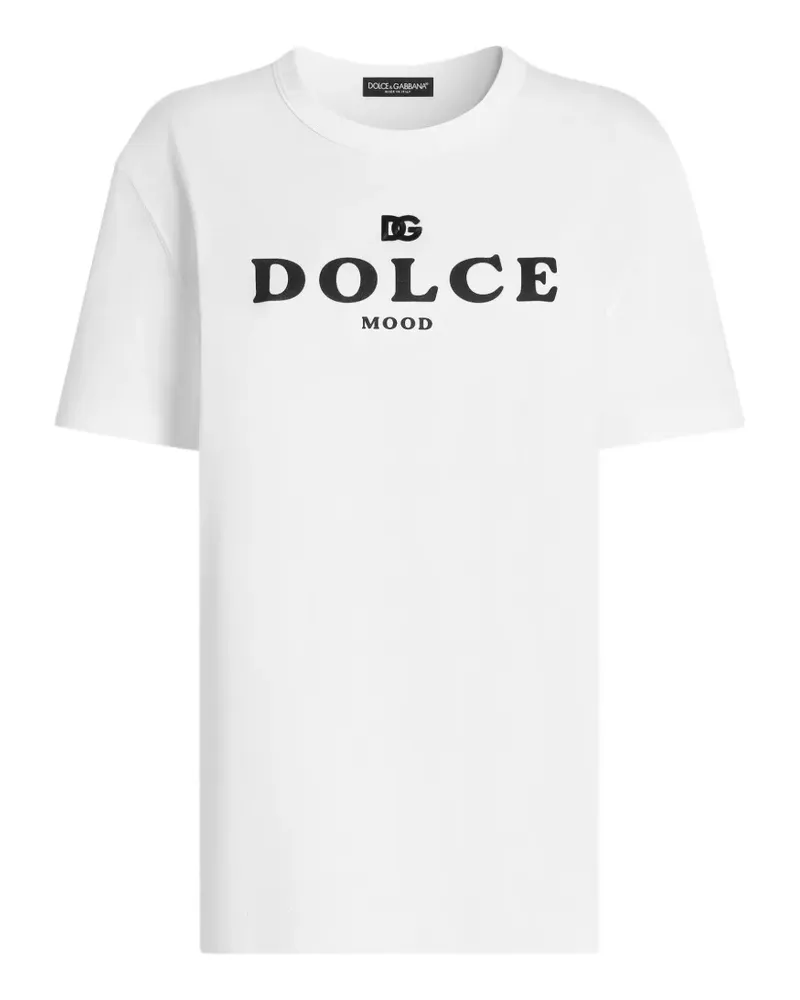 Dolce & Gabbana T-Shirt mit rundem Ausschnitt - Weiß Weiß