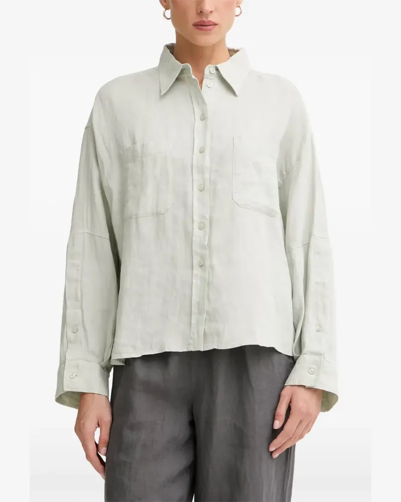 Benetton Klassisches Hemd - Grün Grün
